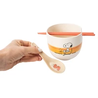 Peanuts® Ramen Bowl With Chopsticks & Spoon