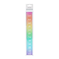 Rainbow Ombre Ruler 12-Inch