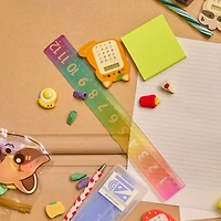 Rainbow Ombre Ruler 12-Inch