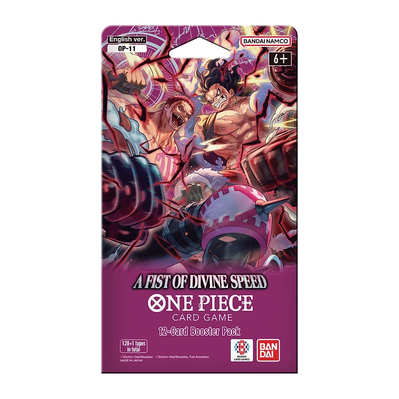 One Piece Card Game A Fist Of Divine Speed 12-Card Booster Pack (Styles May Vary)