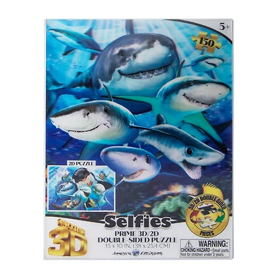 Selfies Prime 3D/2D Double-Sided Puzzle