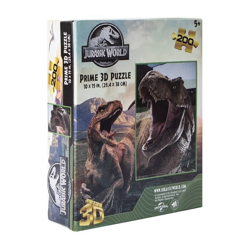 Jurassic World Prime 3D Puzzle 200-Pieces