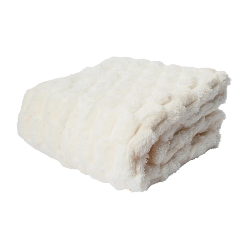 Faux Fur Blanket 50in x 60in