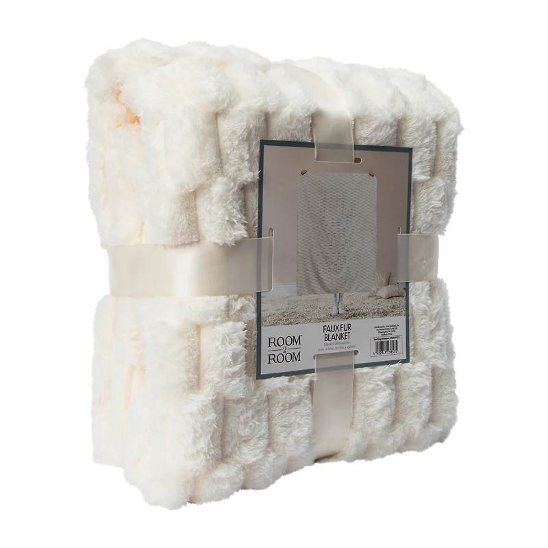 Faux Fur Blanket 50in x 60in
