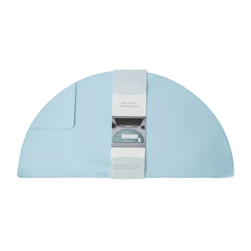 Half-Circle Desk Mat Organizer