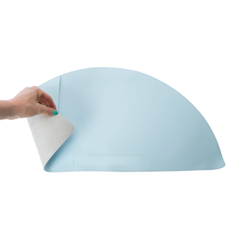 Half-Circle Desk Mat Organizer