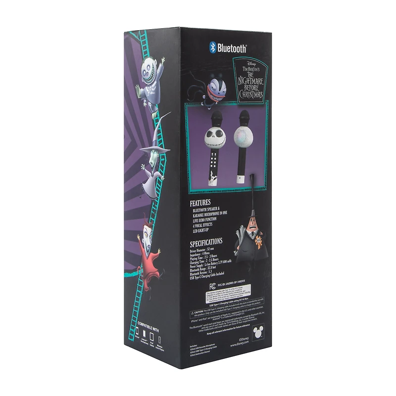 Disney Tim Burton's The Nightmare Before Christmas LED Karaoke Microphone