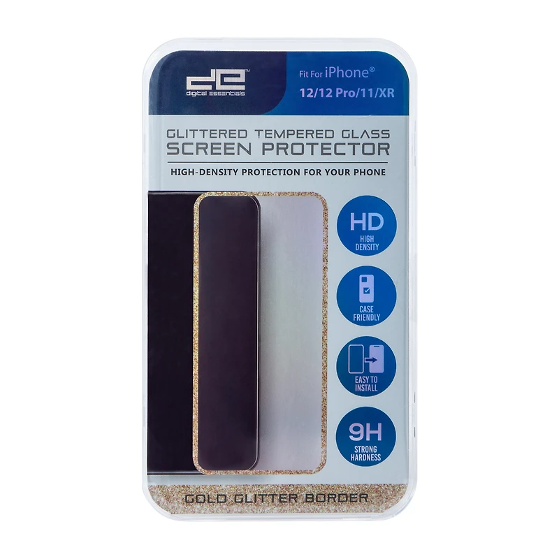 iPhone 11®/Xr® Glitter Ombre Tempered Glass Screen Protector