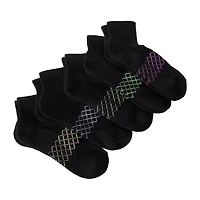Juniors Series-8 Fitness™ White Performance Qtr Crew Socks 5-Pairs