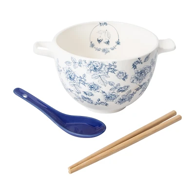 Creamic Noodle Bowl With Dual Handle