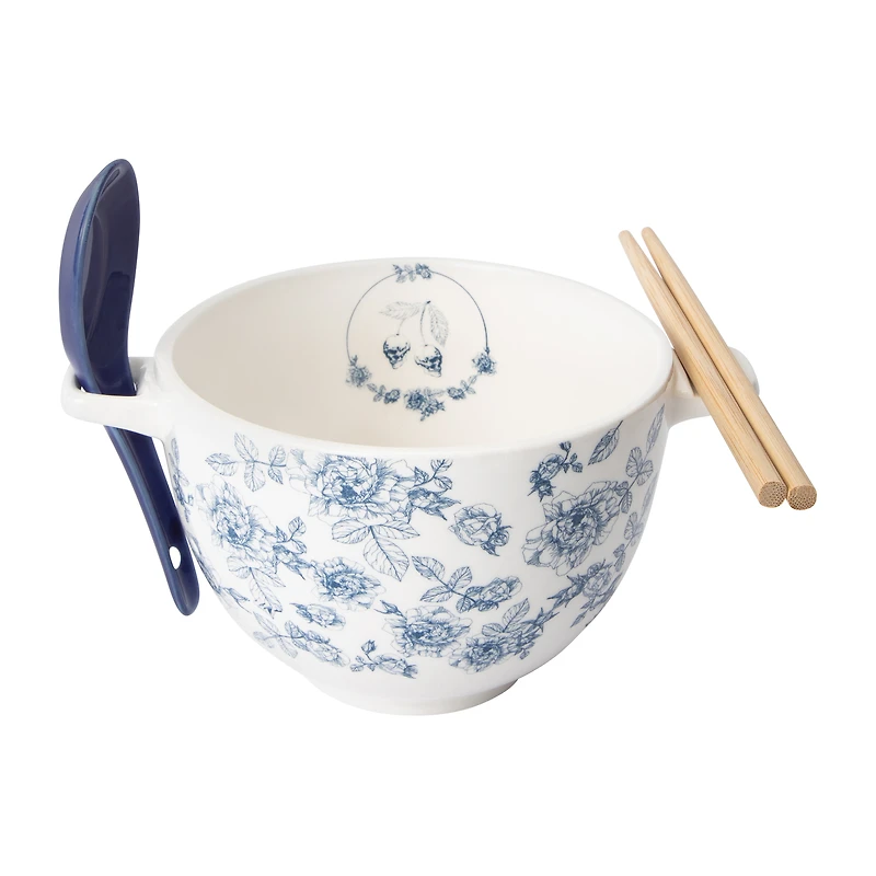 Creamic Noodle Bowl With Dual Handle