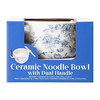 Creamic Noodle Bowl With Dual Handle