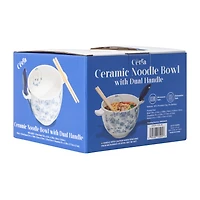 Creamic Noodle Bowl With Dual Handle