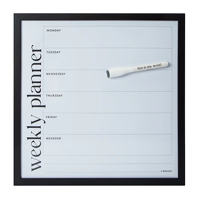 Framed Dry Erase Board 14in x