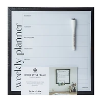 Framed Dry Erase Board 14in x