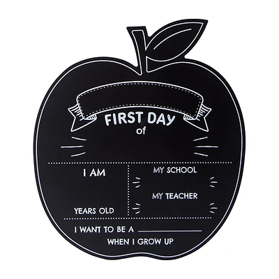 U Brands® First Day Of School Chalkboard 11inx12.5in