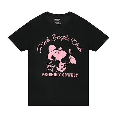 Peanuts® Pink Beagle Club Graphic Tee