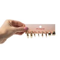 Hoops Earrings 4-Pack