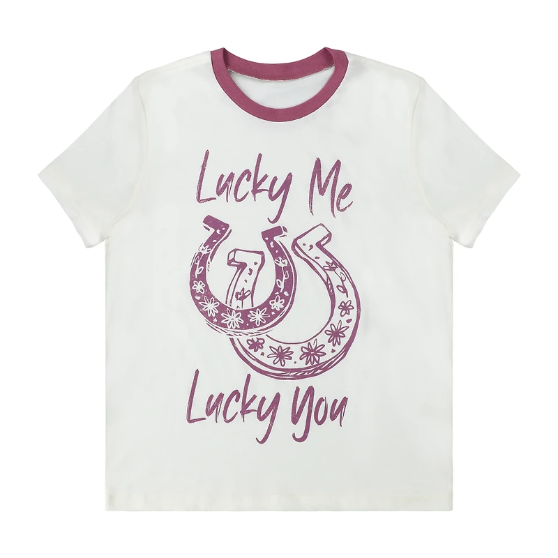 Juniors Lucky Graphic Tee