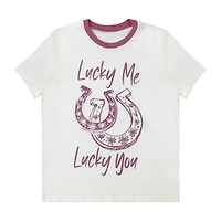 Juniors Lucky Graphic Tee