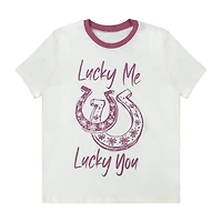 Juniors Lucky Graphic Tee