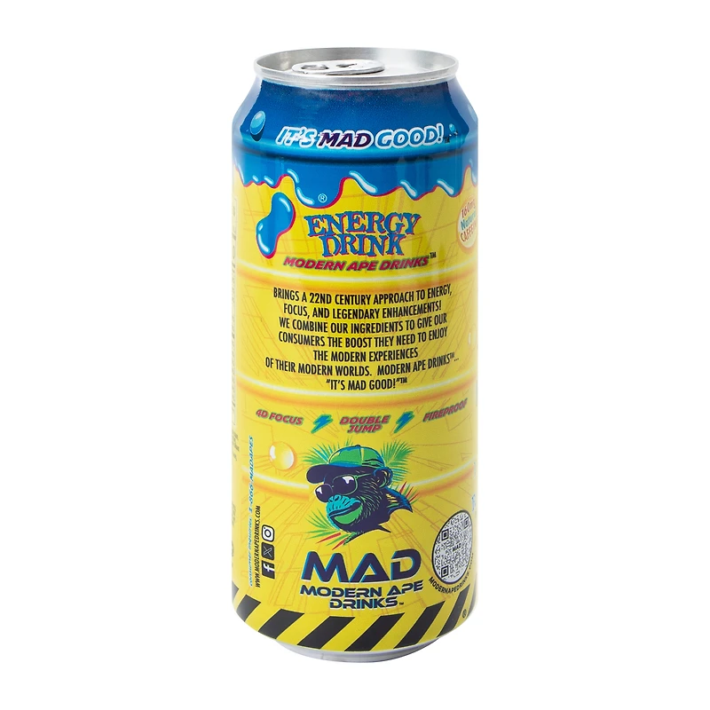 Toxic Waste® Hazardously Satisfying™ Baneful Blue Raspberry Energy Drink 16oz