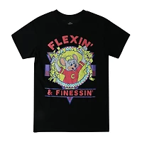 Chuck E. Cheese Flexin'  & Finessin' Graphic Tee