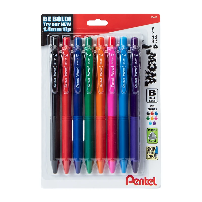 Pentel Wow!™ Ballpoint Pens 8-Count