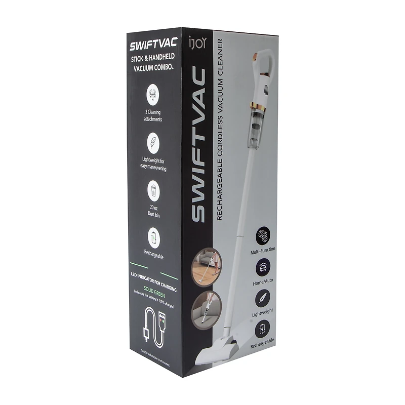 Swift Vac Rechargeable Cordless Vacuum Cleaner