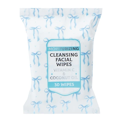 Vitamin-C & Coconut Oil Cleansing Facial Wipes 30-Count