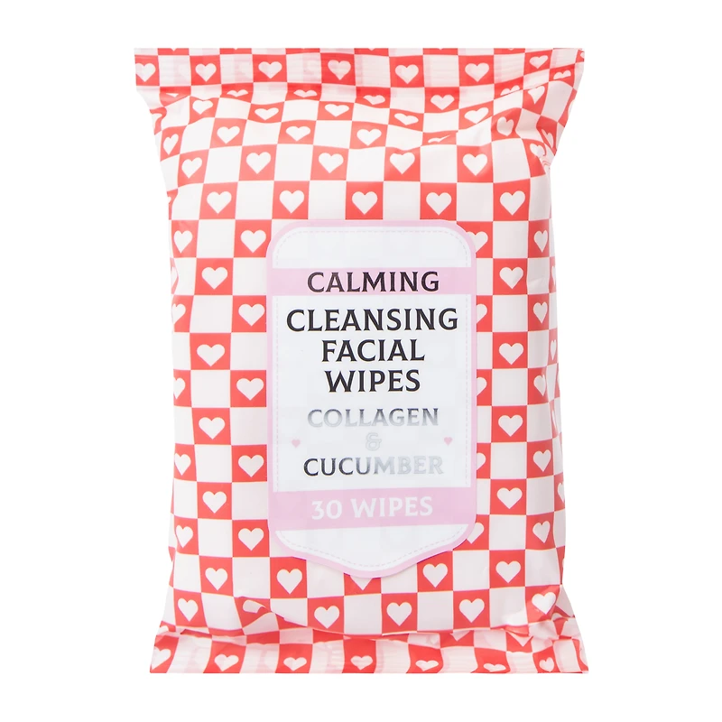 Collagen & Cucumber Cleansing Facial Wipes 30-Count