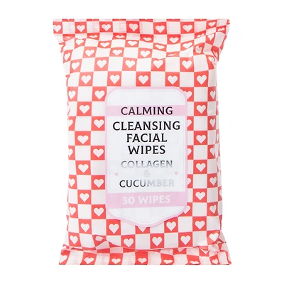 Collagen & Cucumber Cleansing Facial Wipes 30-Count