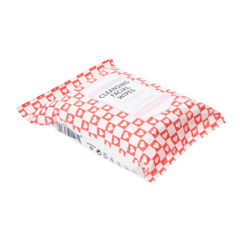 Collagen & Cucumber Cleansing Facial Wipes 30-Count