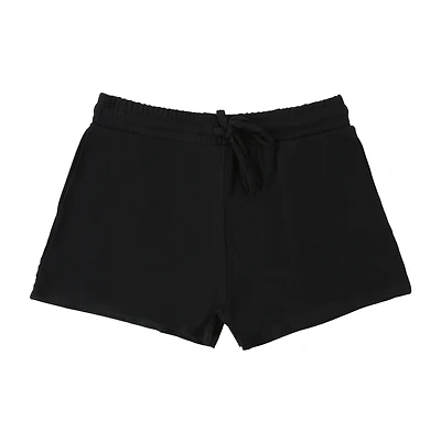Juniors Drawstring Ribbed Shorts