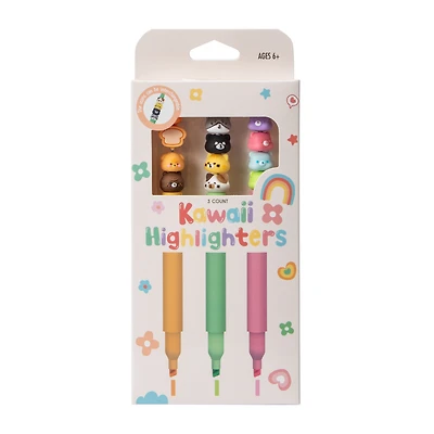 Kawaii Highlighters 3-Count