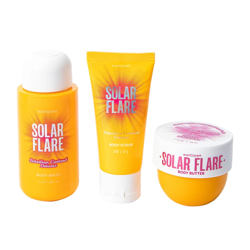 Solar Flare Brazilian Caramel Body Care Set