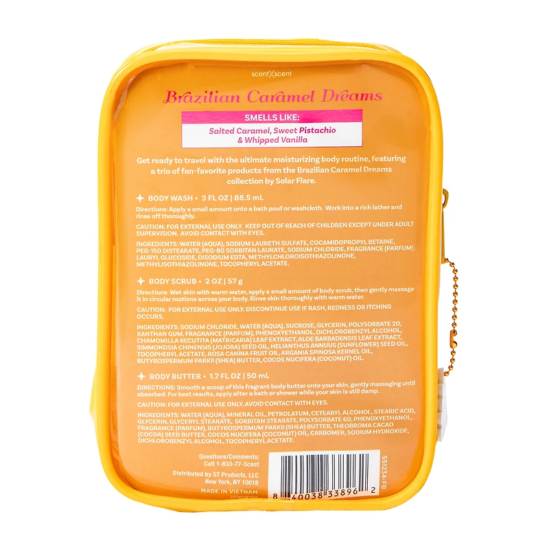 Solar Flare Brazilian Caramel Body Care Set