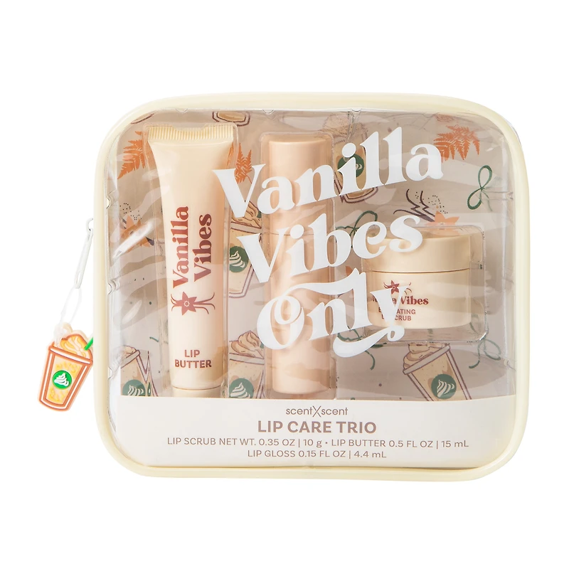 ScentXScent Vanilla Vibes Only Lip Care Trio Pack