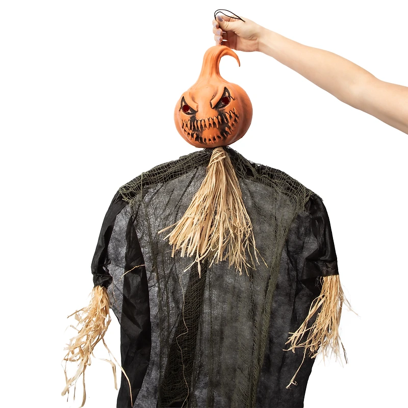 Halloween 5ft. Ghoul Pumpkin Scarecrow