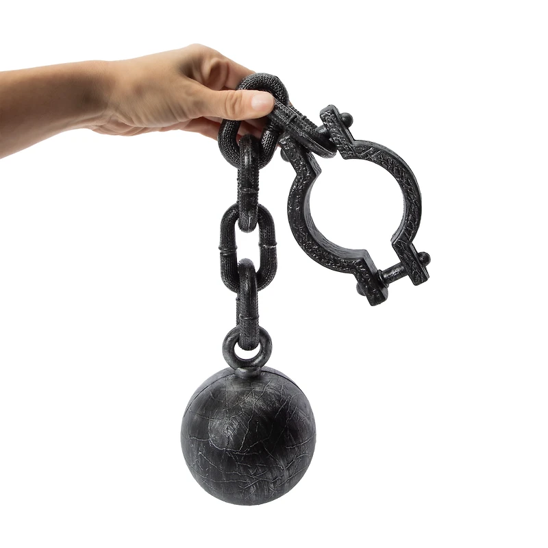 Halloween Plastic Ball & Chain