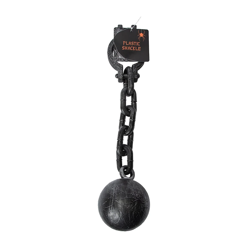 Halloween Plastic Ball & Chain