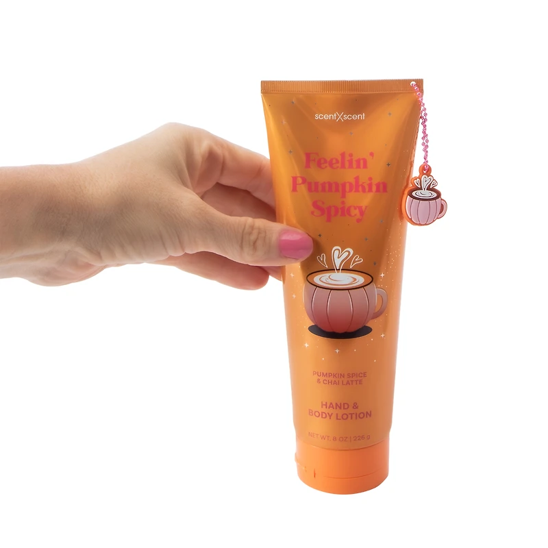 ScentXScent Feelin' Pumpkin Spicy Pumpkin Spice & Chai Latte Hand & Body Lotion 8oz