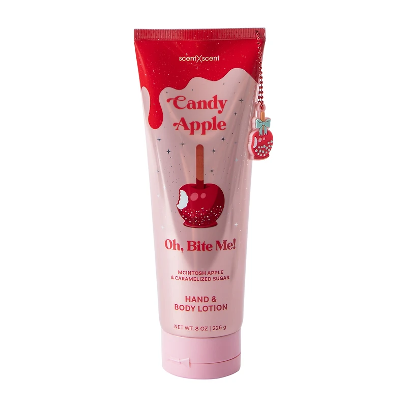ScentXScent Oh, Bite Me! Candy Apple Mcintosh Apple & Caramelized Sugar Hand & Body Lotion 8oz