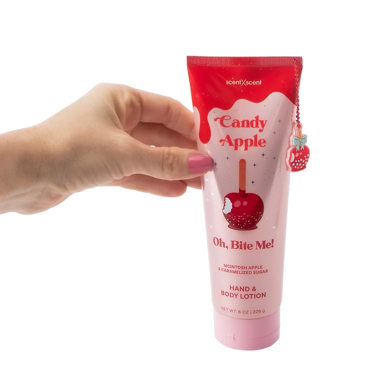 ScentXScent Oh, Bite Me! Candy Apple Mcintosh Apple & Caramelized Sugar Hand & Body Lotion 8oz