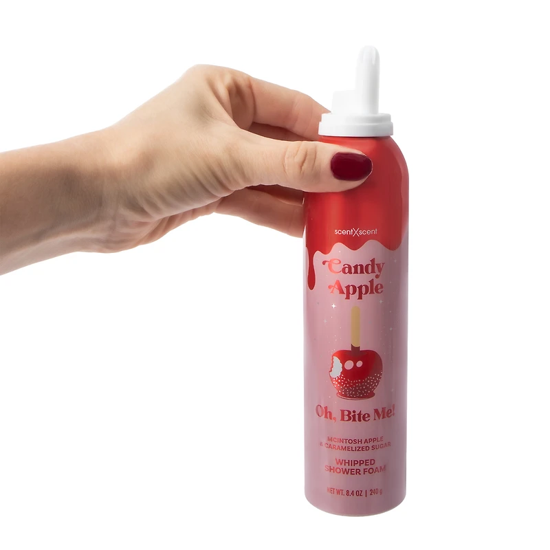 ScentXScent Candy Apple Oh, Bite Me! Mcintosh Apple & Caramelized Sugar Whipped Shower Foam 8.4oz