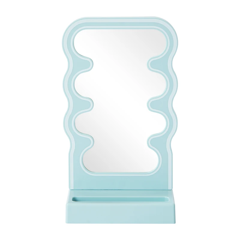 Wavy Phone Stand With Mirror