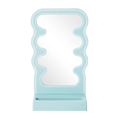 Wavy Phone Stand With Mirror
