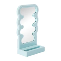 Wavy Phone Stand With Mirror