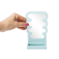 Wavy Phone Stand With Mirror
