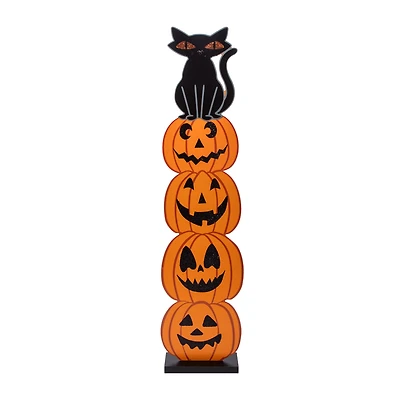 Halloween Wood Totem Décor